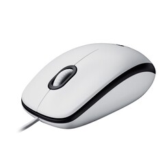 M100 | Bekabelde Muis | Links- en Rechtshandig | USB-A | 1000 DPI | Wit