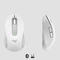 Logitech Signature M650 | Draadloze Muis | Rechtshandig | RF + Bluetooth | 2000 DPI | Wit