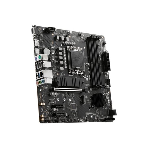MSI MB  PRO B760M-P | Socket LGA 1700 | Intel B760 | 4xDDR5 | Micro-ATX | Moederbord