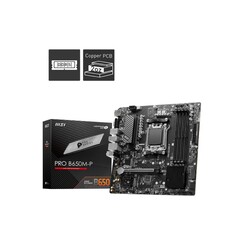 PRO B650M-P | Socket AM5 | AMD B650 | 4xDDR5 | Micro-ATX | Moederbord