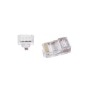 Gembird LC-PTU-01/100 kabel-connector 8P8C RJ45 Transparant