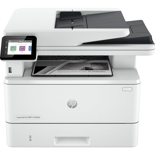 Hewlett Packard HP LaserJet Pro MFP 4102fdn AiO | 1200 x 1200 DPI | Zwart/Wit