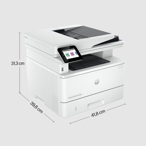 Hewlett Packard HP LaserJet Pro MFP 4102fdn AiO | 1200 x 1200 DPI | Zwart/Wit