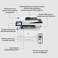 Hewlett Packard HP LaserJet Pro MFP 4102fdn AiO | 1200 x 1200 DPI | Zwart/Wit