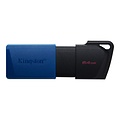 Kingston DataTraveler Exodia M | 64GB USB-A 3.2 Flash Drive | Zwart/Blauw