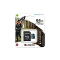 Kingston Canvas Go! Plus | MicroSDXC | 64GB | Class 10 | UHS-I U3