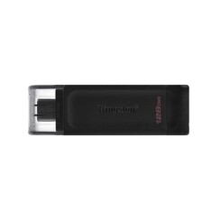 DataTraveler 70 | 128GB USB-C 3.2 Flash Drive | Zwart