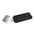 Kingston DataTraveler 70 | 128GB USB-C 3.2 Flash Drive | Zwart