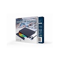 Gembird DVD-USB-03 | Externe CD/DVD Brander & Speler | USB & USB-C | Compact ontwerp | Zwart