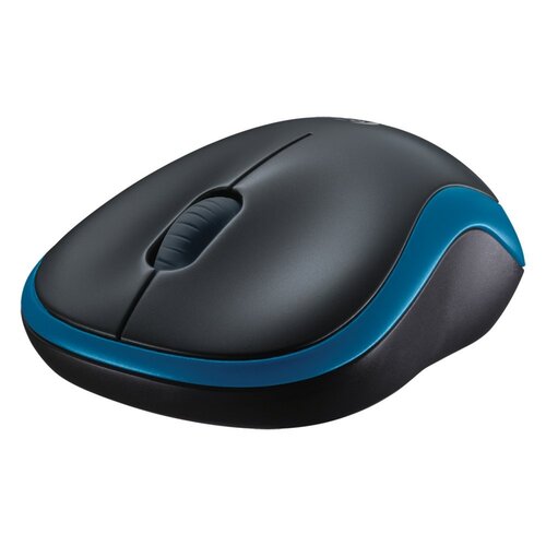 Logitech M185 | Draadloze Muis | Links- en Rechtshandig | RF | 1000 DPI | Zwart/Blauw