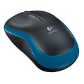 Logitech M185 | Draadloze Muis | Links- en Rechtshandig | RF | 1000 DPI | Zwart/Blauw