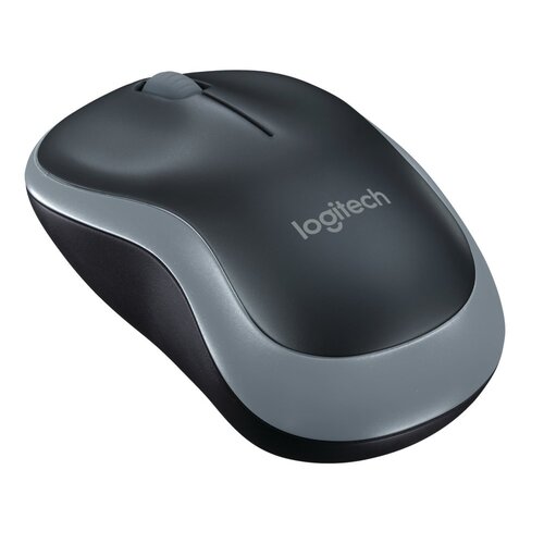 Logitech M185 | Draadloze Muis | Links- en Rechtshandig | RF | 1000 DPI | Zwart/Grijs
