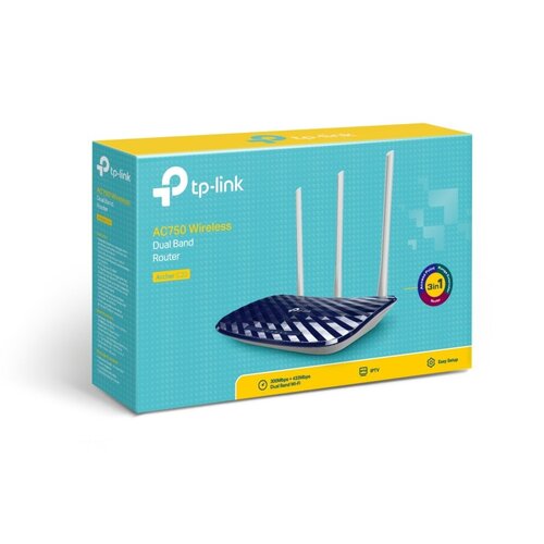 TP-Link Archer C20 | Wifi 5 Router | Dual-band (2.4 GHz / 5 GHz) | 733Mbit/s
