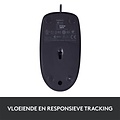 Logitech B100 | Bedrade Muis | Links- en Rechtshandig | USB-A | 800 DPI | Zwart