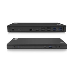 AC7048 | Docking Station & Poortreplicator | USB-C 3.2 Gen 1 | Zwart