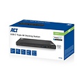 ACT AC7048 notebook dock & poortreplicator Bedraad USB 3.2 Gen 1 (3.1 Gen 1) Type-C Zwart