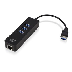 AC6310 interface hub USB 3.2 Gen 1 (3.1 Gen 1) Type-A 5000 Mbit/s Zwart