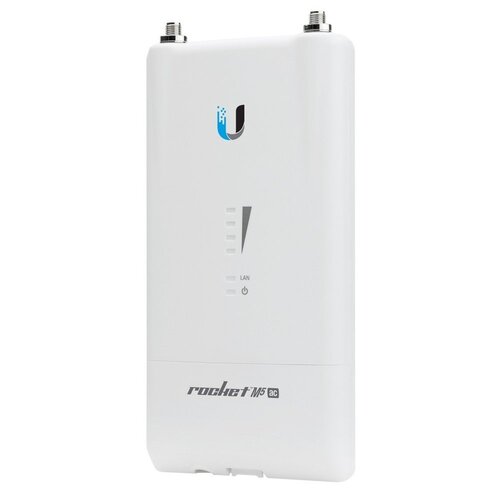 Ubiquiti Rocket 5AC Lite | WiFi 5 Base Station | 500 Mbit/s | Passief PoE (injector meegeleverd) | Inclusief Mastmontagebeugel | RENEWED (refurbished)