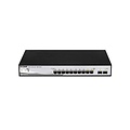 D-LINK D-Link DGS-1210-10 | 10-poorts Gigabit Smart Switch | 8 RJ45 + 2 SFP | VLAN/QoS | Web/CLI-beheer