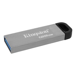 DataTraveler Kyson | 128GB USB-A 3.2 Flash Drive | tot 200 MB/s lezen | tot 60 MB/s schrijven | Zilver