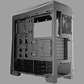 Azza Case  Chroma 410B Midi Tower Zwart