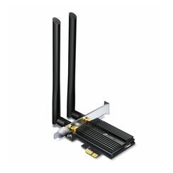 Archer TX50E | Wi-Fi 6 PCIe Adapter | 2402 Mbps (5 GHz) + 574 Mbps (2,4 GHz) | Bluetooth 5.0 | PCIe x1