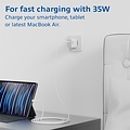 ACT USB-C Lader 35W met Power Delivery PPS en GaNFast