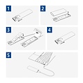 ACT USB-C M.2 NVMe / PCIe SSD Behuizing, tool-free