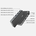ACT AC7093 | USB-C 4K Docking Station | 2x HDMI + Ethernet + USB-C/USB-A + PD | 1m Kabel