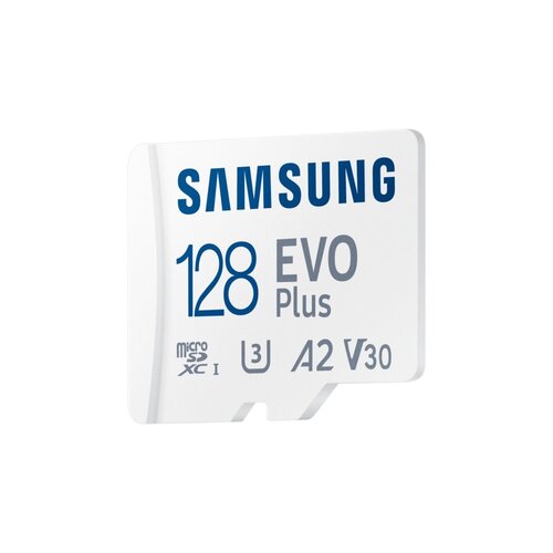 Samsung EVO Plus | MicroSDXC | 128GB | Class 10 | UHS-I U3 | Betrouwbare Opslag