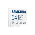 Samsung EVO Plus | MicroSDXC | 64GB | Class 10 | UHS-I U1