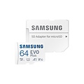 Samsung EVO Plus | MicroSDXC | 64GB | Class 10 | UHS-I U1