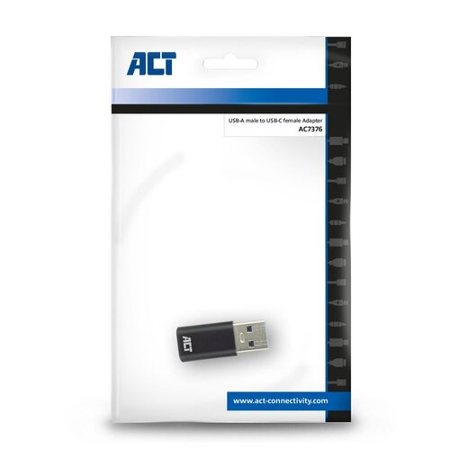 ACT adapter | USB-A male naar USB-C female | AC7376