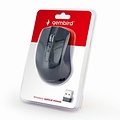 Gembird MUSW-4B-04 | Draadloze Muis | Links- en Rechtshandig | RF | 1600 DPI | Zwart