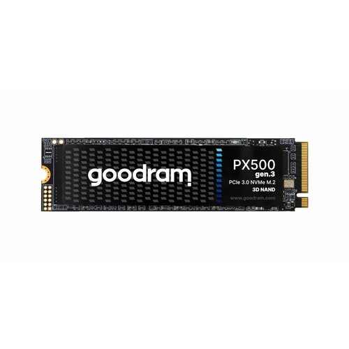 Goodram PX500 | 512GB NVMe SSD | M.2 Gen3 | 3.200MB/s Lezen | 2.400MB/s Schrijven