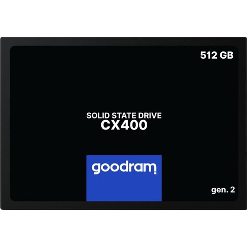 Goodram CX400 | 512GB SATA SSD | 2.5'' | 550MB/s Lezen | 500MB/s Schrijven