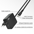 ACT AC2010 | Universele USB-C Notebook Lader | 65 Watt PDP | 2 Meter