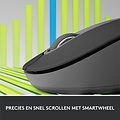 Logitech Signature M650 for Business | Draadloze Muis | Rechtshandig | RF + Bluetooth | 4000 DPI | Grafiet