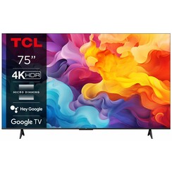 75P69B 75" | Ultra HD 4K LED Smart TV | Google TV + Wifi | HDR10 voor Realistische Kleuren en Contrasten | Strak Design | 60Hz