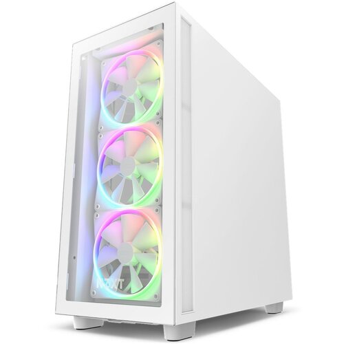 NZXT H7 Elite RGB | Midi Tower Case | Wit | OPEN BOX (refurbished)