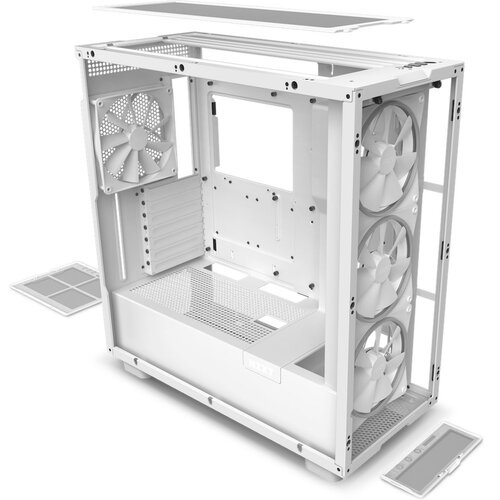 NZXT H7 Elite RGB | Midi Tower Case | Wit | OPEN BOX (refurbished)