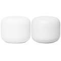 Google  Nest Wifi (2‑pack) | Wifi 5 | Mesh Wifi-systeem | Gigabit Ethernet | Dual-band (2,4 GHz / 5 GHz) | ~2200 Mbit/s