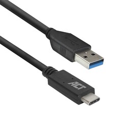 AC7417 | USB 3.2 Gen 1 | USB-C naar USB-A | 2m | Zwart
