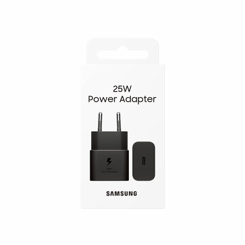Samsung 25W USB-C Adapter | Fast Charge Oplader | Zwart