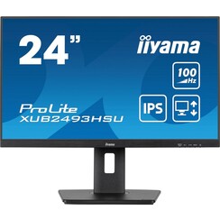 ProLite XUB2493HSU-B6 24'' | 1920x1080 IPS | 100Hz | AdaptiveSync | USB-Hub | In hoogte verstelbaar | Full HD Monitor