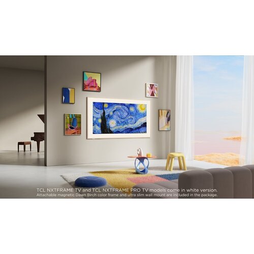 TCL NXTFRAME 65A300W | 65" 4K Ultra HD QLED Smart TV | Google TV | Dolby Vision | 120Hz