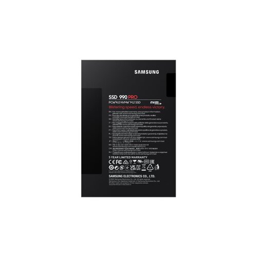 Samsung 990 PRO | 1TB NVMe SSD | M.2 Gen4 | 7.450MB/s Lezen | 6.900MB/s Schrijven