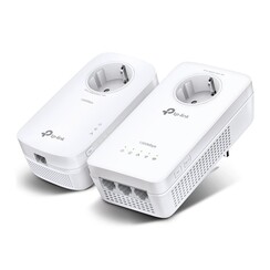TL-WPA8631P KIT | AV1300 Powerline Adapter Set | 1300 Mbps | Gigabit Ethernet | Wi-Fi AC1200 | Met Stopcontact | Wit