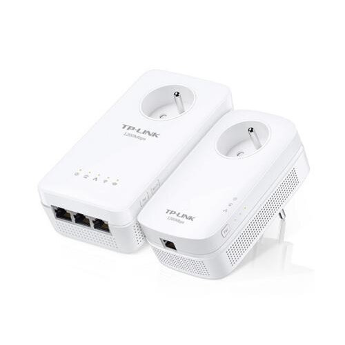 TP-Link TL-WPA8631P KIT | AV1300 Powerline Adapter Set | 1300 Mbps | Gigabit Ethernet | Wi-Fi AC1200 | Met Stopcontact | Wit