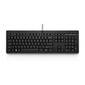 Hewlett Packard HP 125 | Bedraad Toetsenbord | USB | QWERTY US International | Zwart